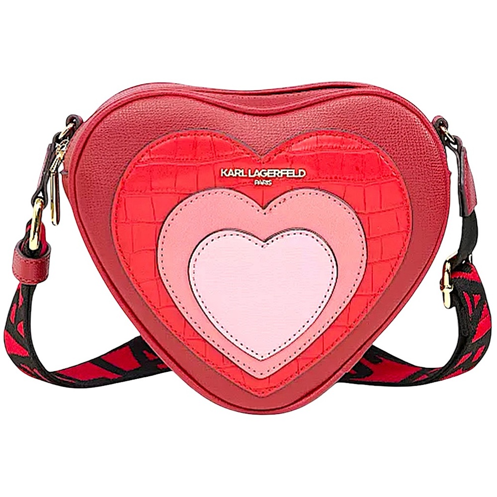 Karl Lagerfeld Paris Maybelle Heart Crossbody ♥️💕